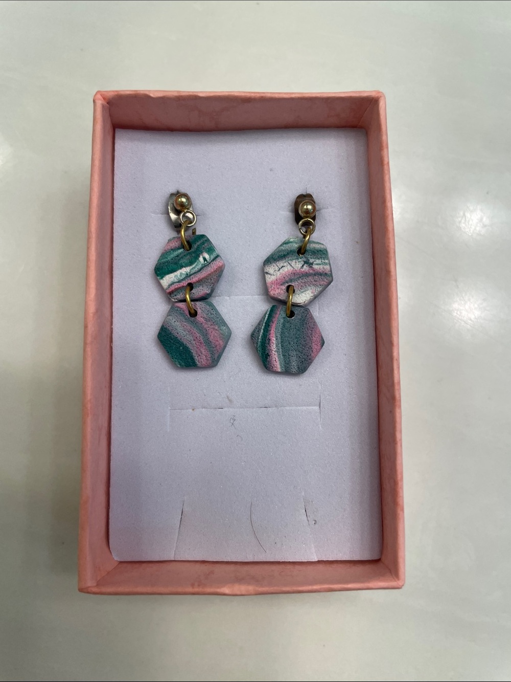 Clay Geometric Earrings